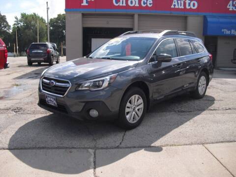 2018 Subaru Outback for sale at 1st Choice Auto Inc in Green Bay WI